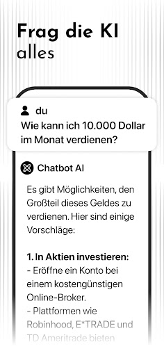 Chat Bot AI - KI auf Deutsch Screenshot