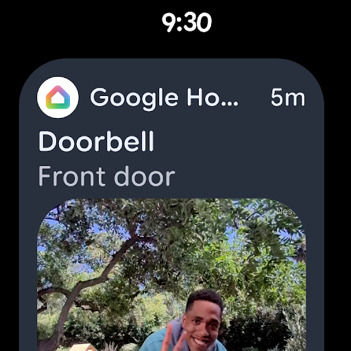 Captura de pantalla de Google Home