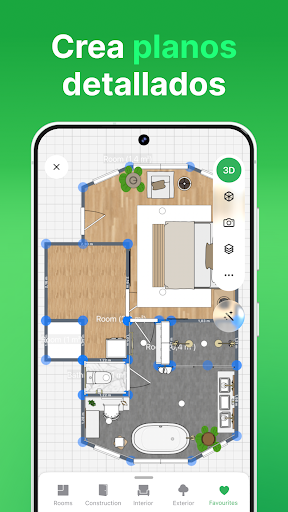 Captura de pantalla de Planner 5D: IA Diseño de Casas