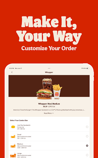 Captura de pantalla de BURGER KING® App