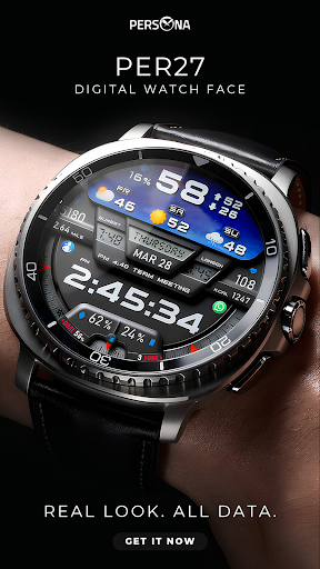PER27 Digital Watch Face screenshot
