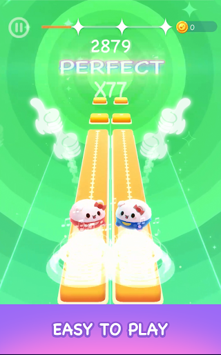 Captura de pantalla de Two Cats - Music Games