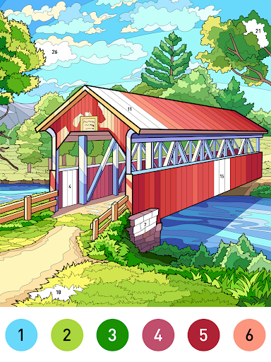 Captura de pantalla de Country Farm Coloring Book