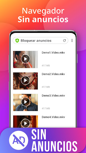 Captura de pantalla de Descargador