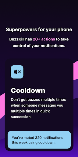 Captura de pantalla de BuzzKill Notification Manager