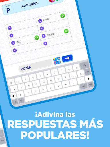 Captura de pantalla de Stop 2: Juego Basta en Español