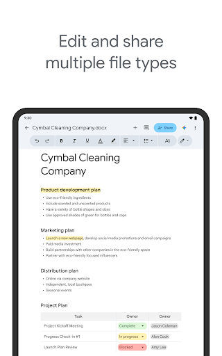 Google Docs screenshot