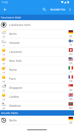 Wetter Deutschland XL PRO Screenshot