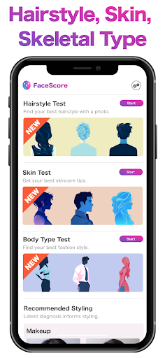 AI Face & Color Analysis App screenshot
