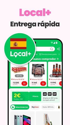 Captura de pantalla de AliExpress: compras online