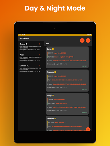 Captura de pantalla de Binance Smart Chain Explorer