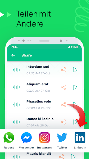 Genesen Gelöscht Nachrichten Screenshot
