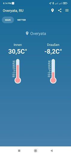 Innenthermometer Screenshot