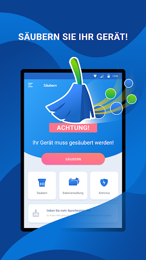 Cleaner Speicher reinigen VPN Screenshot