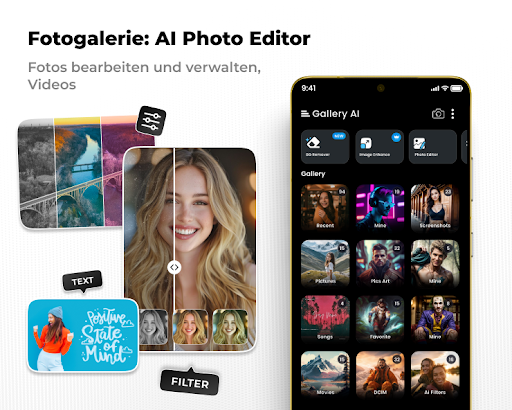 Fotogalerie: AI-Fotoeditor Screenshot