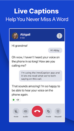 InnoCaption Live Call Captions screenshot