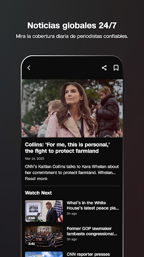 Captura de pantalla de CNN: Noticias de última hora
