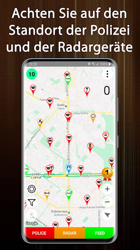 Polizei Detektor Blitzer Radar Screenshot
