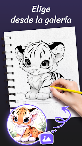 Captura de pantalla de AR Dibujo - Pintar y Calcar
