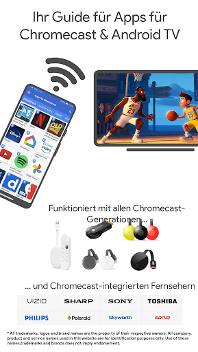 Apps für Chromecast Screenshot