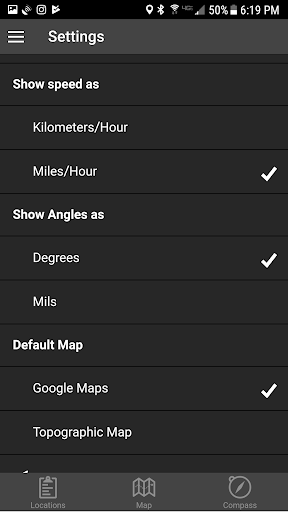 Captura de pantalla de Land Nav Assistant