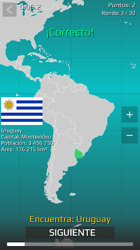 Captura de pantalla de World Map Quiz