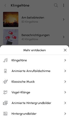 Klingeltöne für Android™ Screenshot