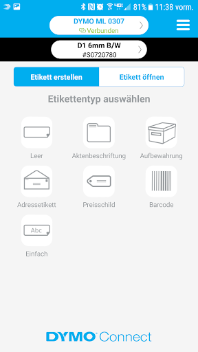 DYMO Connect Screenshot