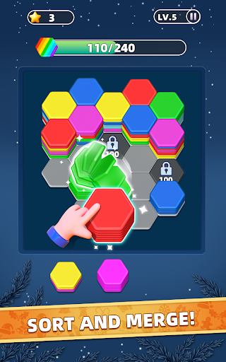 Hexa Master 3D - Color Sort screenshot