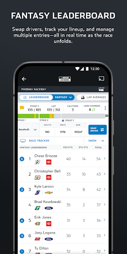 Captura de pantalla de NASCAR MOBILE