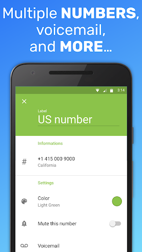 Captura de pantalla de Text Me - Texting & Calls