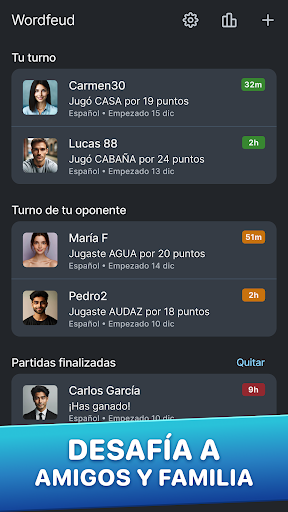 Captura de pantalla de Wordfeud Premium