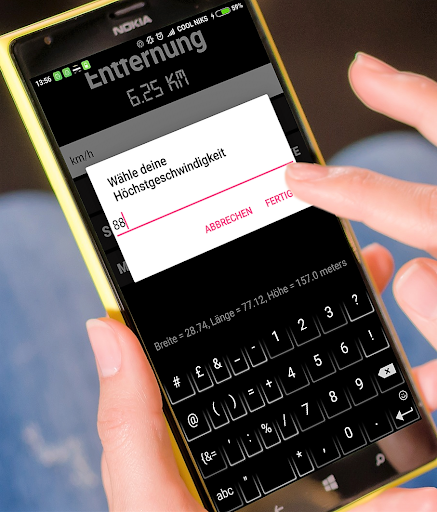 Tachometer und meterzähler Pro Screenshot