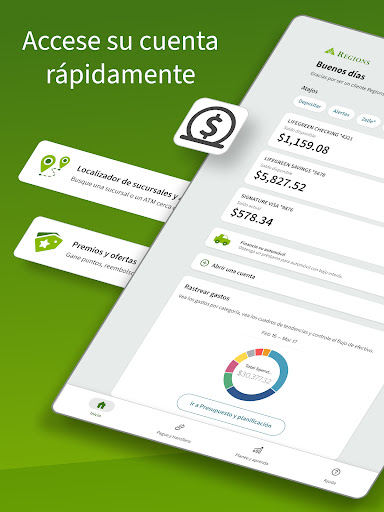 Captura de pantalla de Regions Bank