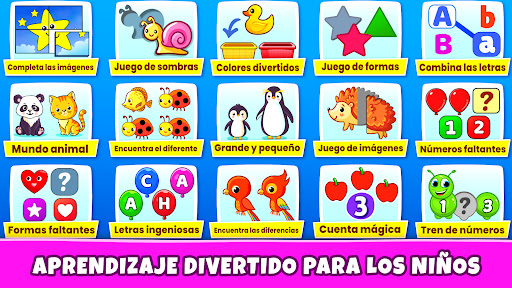 Captura de pantalla de Juegos para niños: edades 3-7