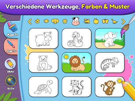 Spiele zum Zeichnen für Kinder Screenshot