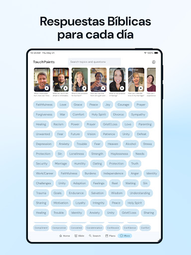 Captura de pantalla de Biblia para la Vida