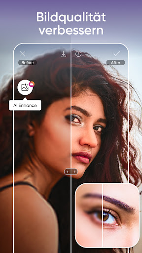 Picsart Bilder bearbeiten AI Screenshot