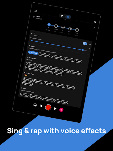 Voloco: Auto Vocal Tune Studio screenshot
