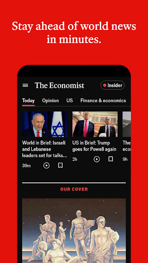 Captura de pantalla de The Economist - World News