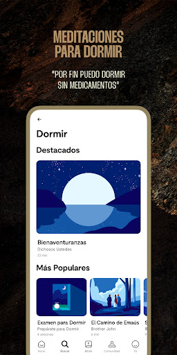 Captura de pantalla de Hallow: Meditación católica