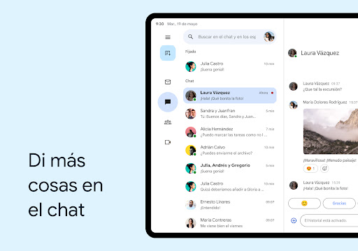 Captura de pantalla de Gmail