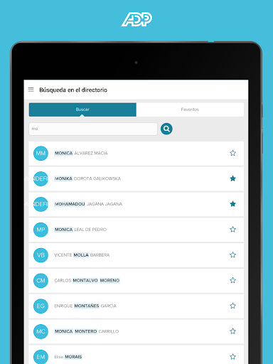 Captura de pantalla de ADP Mobile Solutions