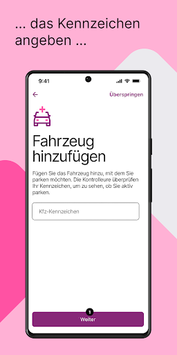 EasyPark – deine Park App Screenshot