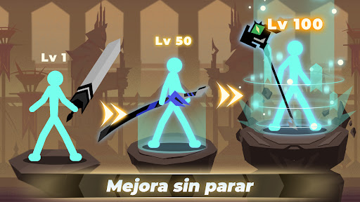 Captura de pantalla de Epic Stickman: Idle RPG War