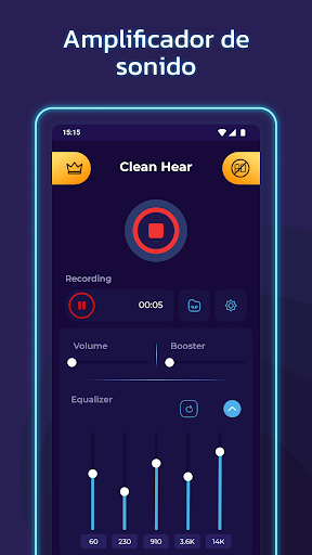 Captura de pantalla de Amplificador de sonido y voz