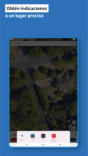 Captura de pantalla de what3words