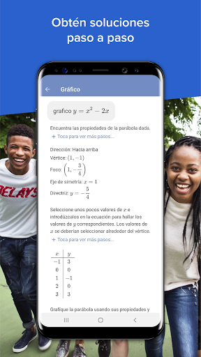 Captura de pantalla de Mathway