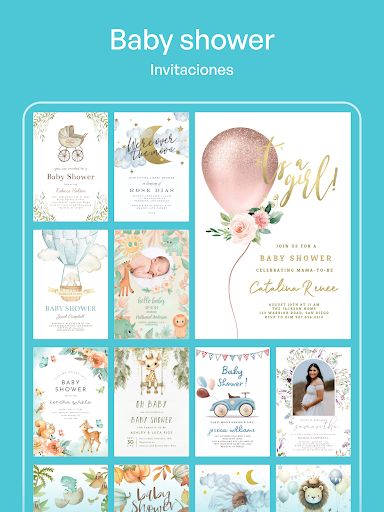 Captura de pantalla de Crea Tarjetas de Invitación