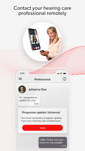 Captura de pantalla de Signia App